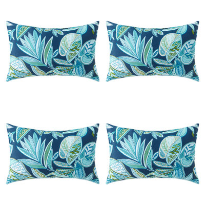 Henrich Indoor/Outdoor Striped Lumbar Pillow