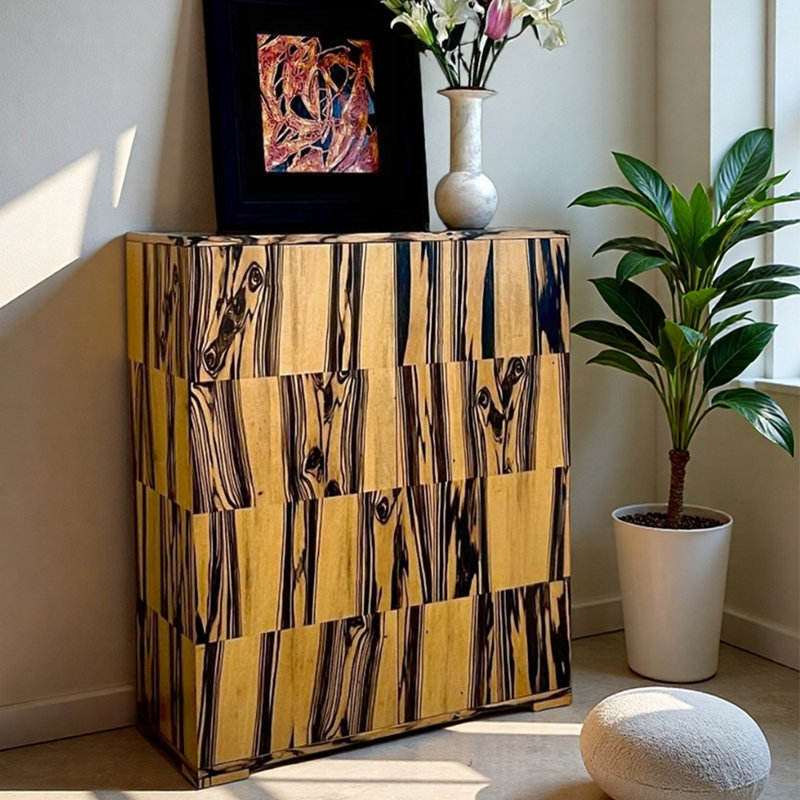 Commode d'entrée en bois massif chinois