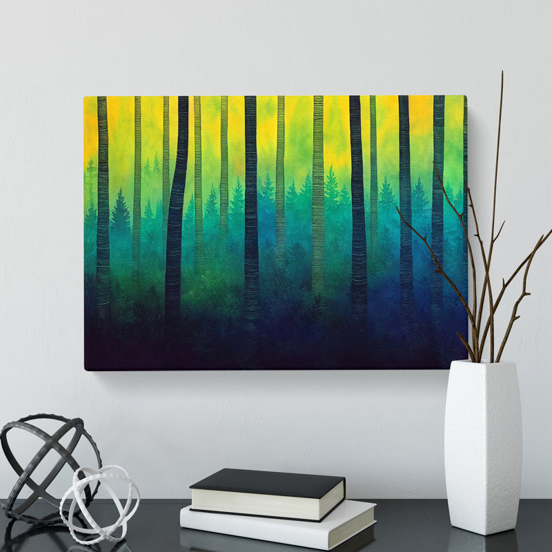 The Colourful Forest Vol.5 - Wrapped Canvas Print, 35cm H x 50cm W x 3cm D