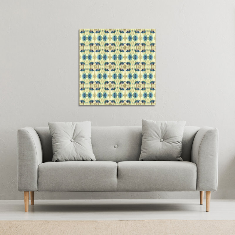 Psychedelic Geometric Pattern Canvas Print by Andrew Lee - Wrapped Canvas Print