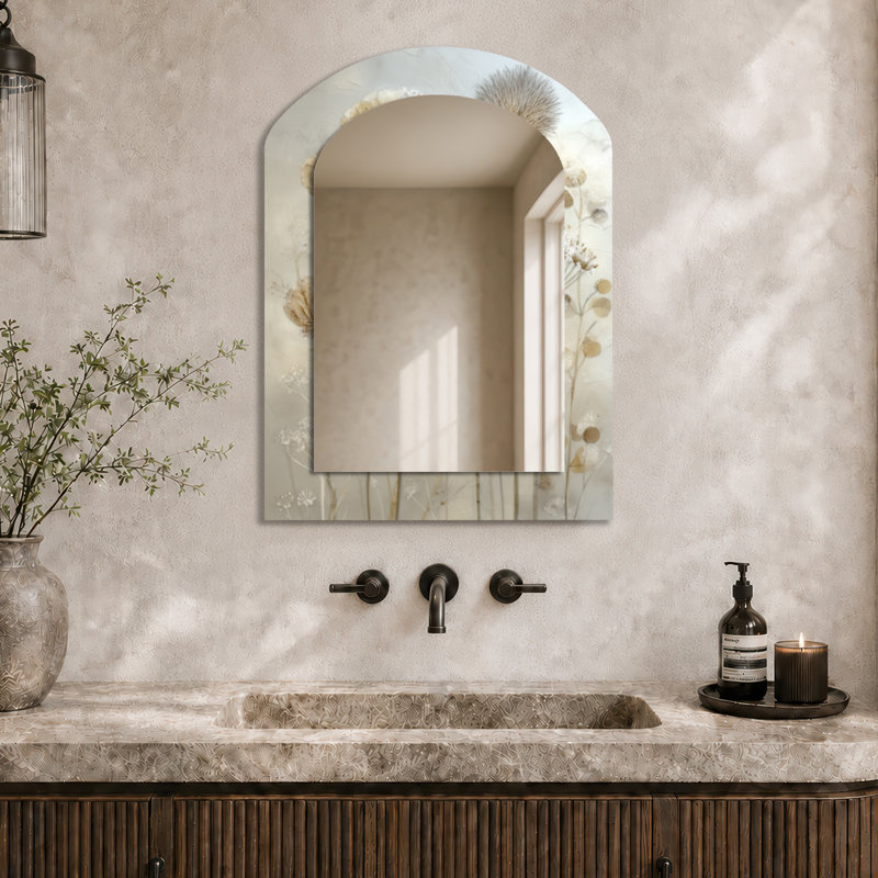 Miroir mural Botanical Arch, 34" x 25"