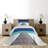 Landscape Coastal Polyester Coverlet-1466660297