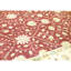 Hand Knotted Wool Area Rug in Red And Gold