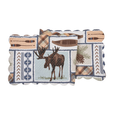 No Pattern And Not Solid Colour Cotton Blend Table Runner
