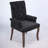 Fernleigh Single Pack Traditional Upholstered Dining Chair with Solid Wood Frame and Luxurious Chenille Fabric.-117093430