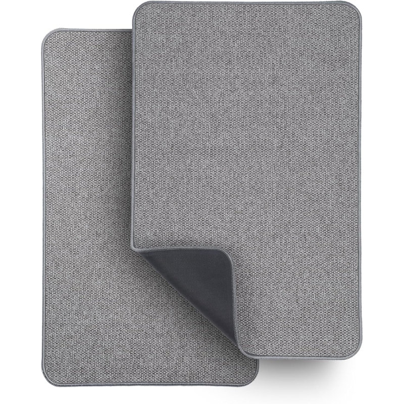 2-pack Ultra Thin Non-slip Bath Mats