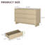 Commode à 6 tiroirs l 47,2 po Finkel-661849909