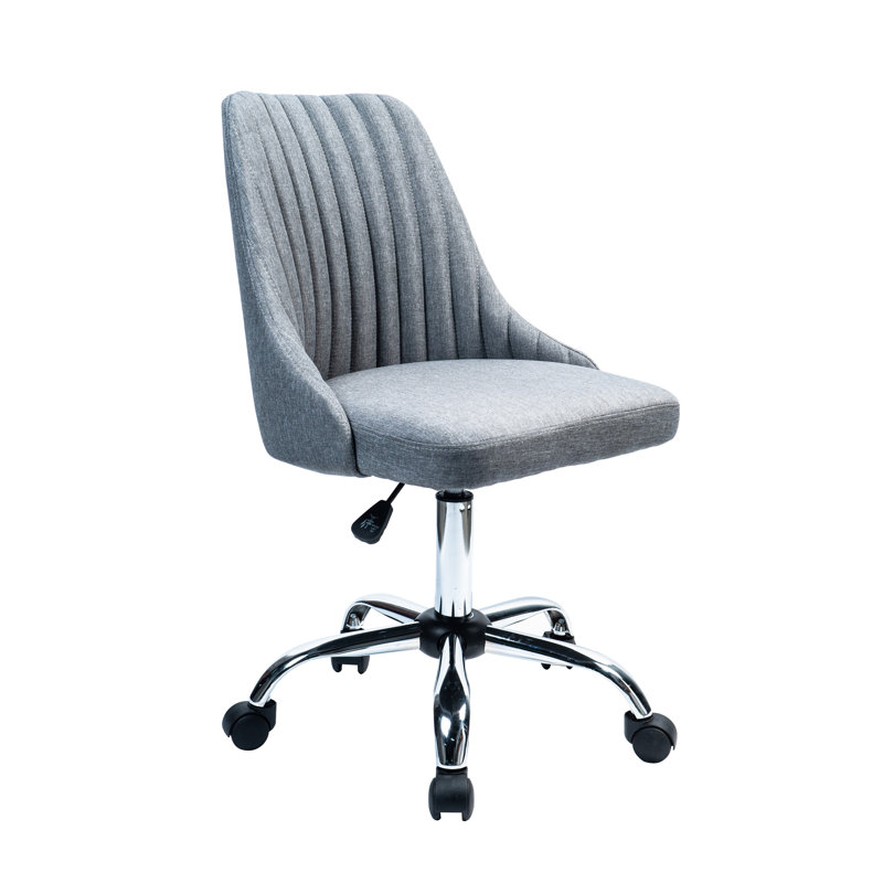 Hashtag Home Fabric Office Chair, Grey