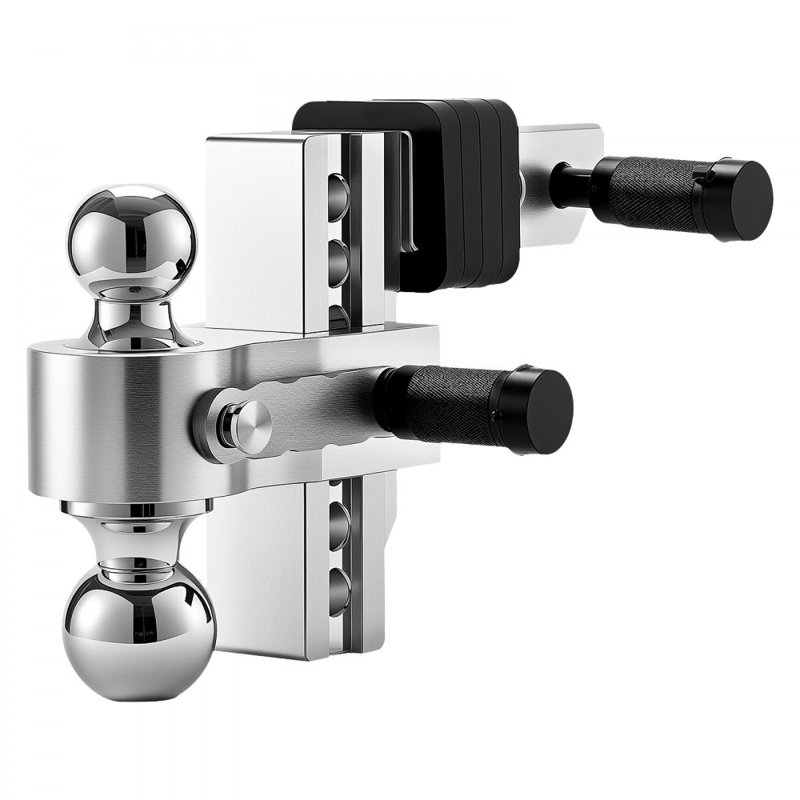 Attelage de remorque ajustable 2 "récepteur 6" Drop Tri-Ball Hitch 15 000 lb