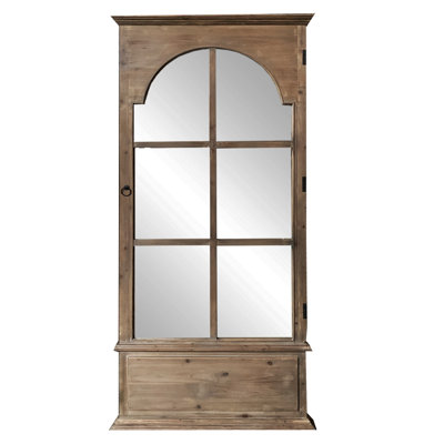 Miroir pleine grandeur à charnière de porte
