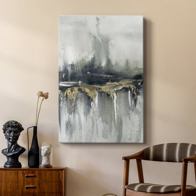 Indyscape et or - galerie Cavas sur mesure