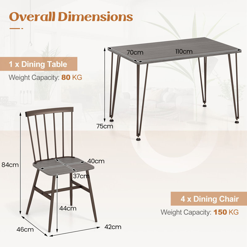 4 - Person Dining Set