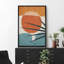 «Mid Century Shape Block», reproduction encadrée sur toile Floter-1643430020-1700797669
