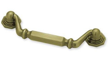 (Paquet de 5) Poignée bronze à abattant 3-3 / 4 po antique