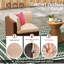Ensemble de conversation modulaire en rotin pour 2 personnes-370442878-370442879