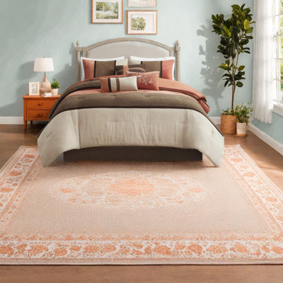 Comfortable Faux Suede Bedding Sets, Polyester Coral Design, Ideal For Rustic Home