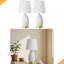 Ensemble de 18 lampes de table 18 pouces, interrupteur rotatif, douille E26 - ampoule non incluse (60 W maximum)-1639011171