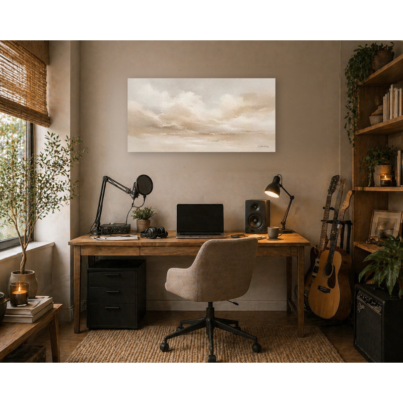Art mural sur toile Cloudscape, H 20 po x l 40 po x P 1,5 po