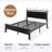  Bridgit Metal Frame Platform Bed Frame with Wood Headboard & Footboard,No Box Spring Needed,Large Underbed Storage-1807700799-1796832840
