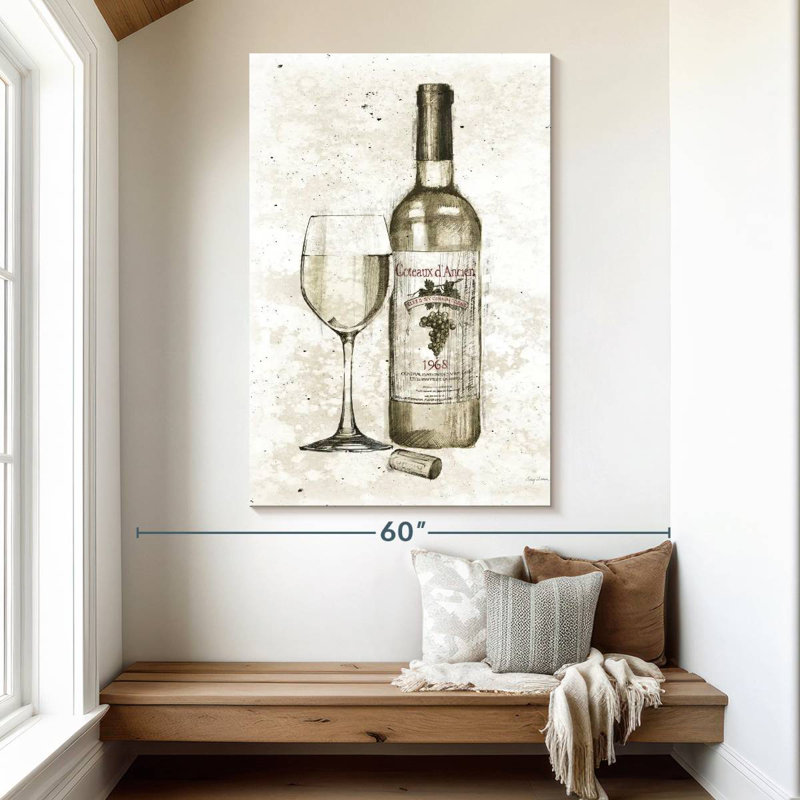 Yarlin Pencil Wine II, H 51 po x l 34 po
