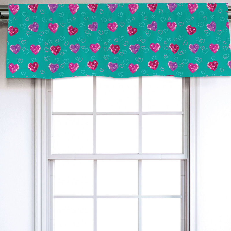 Sateen Ruffled Window Valance