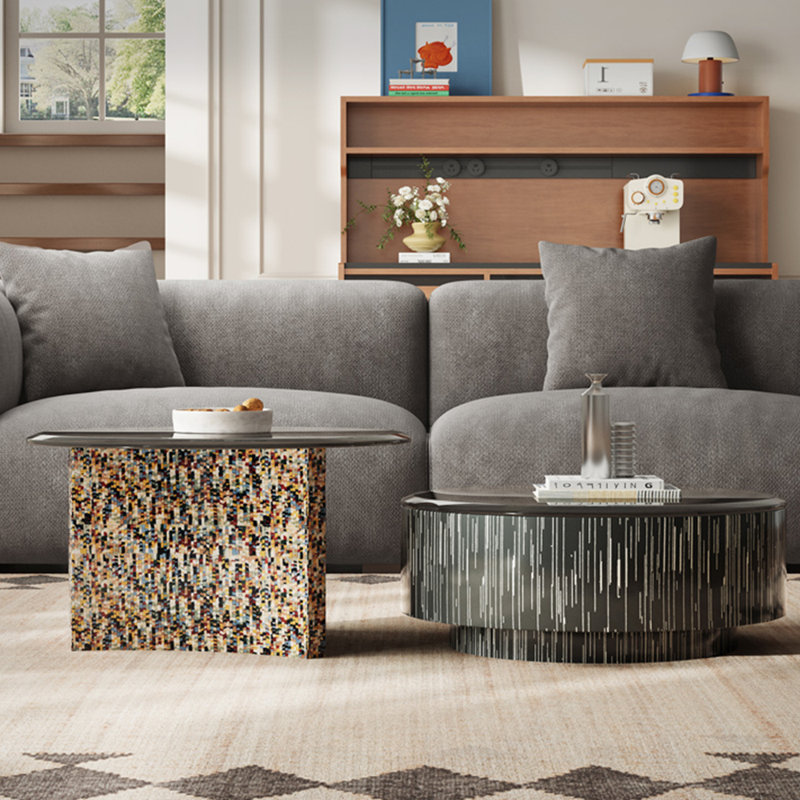 Table basse ronde de style italien