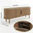 Modern TV Stand, 63In Fluted TV Stand Modern Media Console Table Entertainment Center With Sliding Door And Solid Wood Legs For Living Room Bedroom Office-1650074796