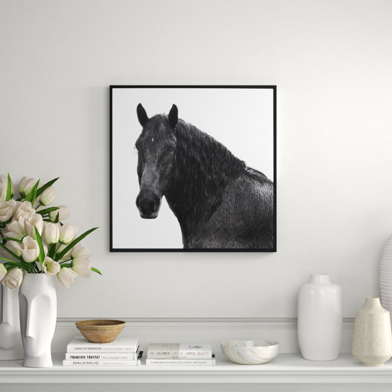 Horse Riggs Farm 5 Print by Chris Dunker, 27" H x 27" W