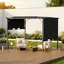 Outdoor Pergola with Adjustable Canopy