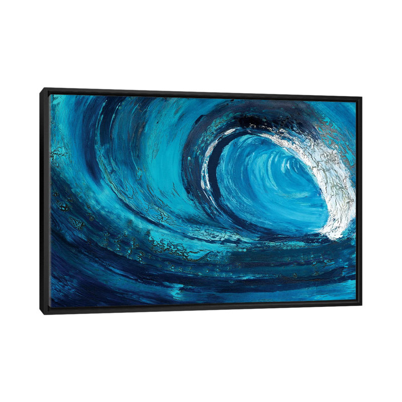 « whiplash », reproduction d’art sur toile, H 18 po x l 26 po x P 1,5 po, Toile avec cadre noir, Pas de tapis