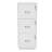 Wooden 3 Drawers File Cabinet With Lock 38.58"H-1448436158