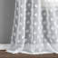 Paire de rideaux transparents texturés à pois-233652248