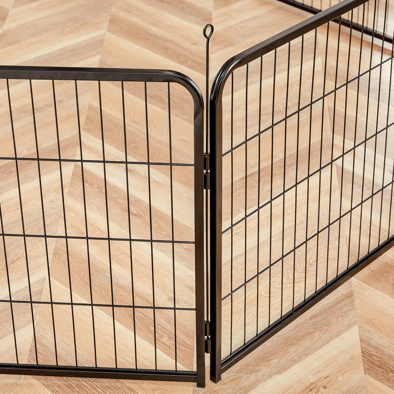8 Panel Dog Exercise Pen, 39.37" H