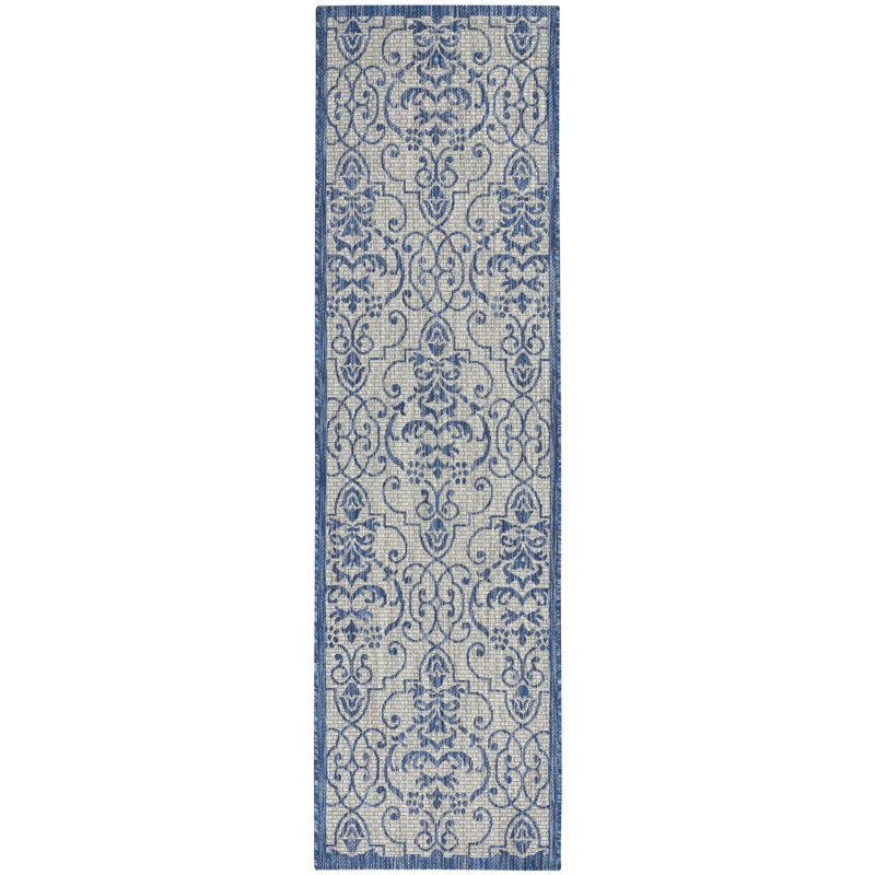 Tapis ivoire Minta, Tapis de couloir 2 pi 2 po x 7 pi 6 po