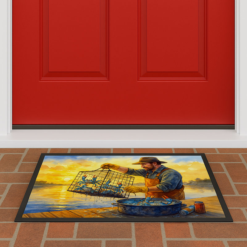 Crabbin Doormat, 24" W x 36" L