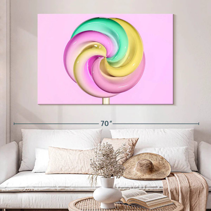 Pastel Pinwheel Lollipop