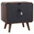 Dark Walnut 2-drawer Nightstand