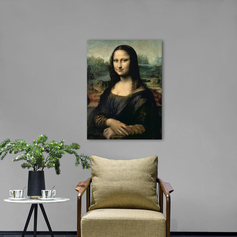 Mona Lisa by Leonardo Da Vinci - Wrapped Canvas Print, 100cm H x 70cm W x 4cm D