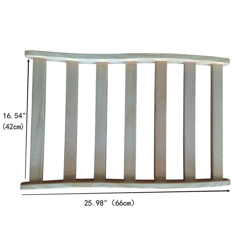 Dossier de sauna pour salle de bain Hemlock