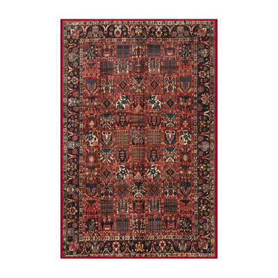 Tapis orange Southwestern