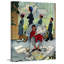 « sunday matin » par norman rockwell, reproduction d’art sur toile tendue-1090805201