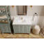 Meuble-lavabo à simple cuve l 4 po x P 2 po Nashville-112691802