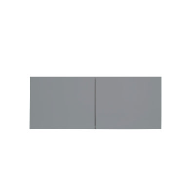 Radiance Ready to assemble Matte Gray 30in. Wall Bridge Kitchen Cabinet