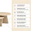 Ensemble de tables basses gigognes Retro, table d'appoint Crisscross Legs