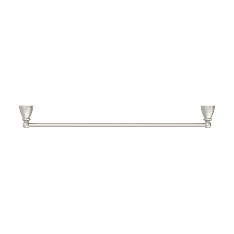 Barre à serviettes murale 24 po, Nickel brossé