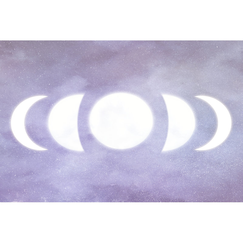 Celestia II by Victoria Borges - Painting, 51 cm H x 76 cm W, Black Floater Framed