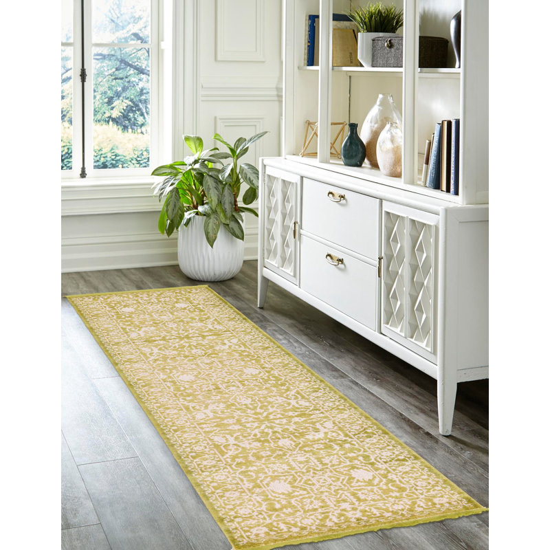 Folkeste Oriental Indoor Rug, Runner 2'7" x 10'