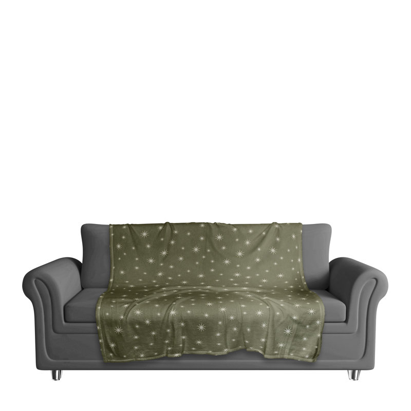  Jeté en molleton Twinkle, Vert