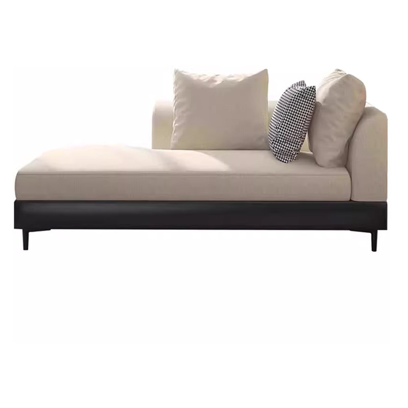 Chaise longue rembourrée Sune, Accoudoir à droite (vu de face)