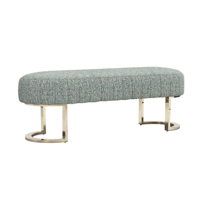 Harlow Upholstered Bench, Pool